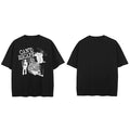Black Cat Graphic T-Shirt — side view