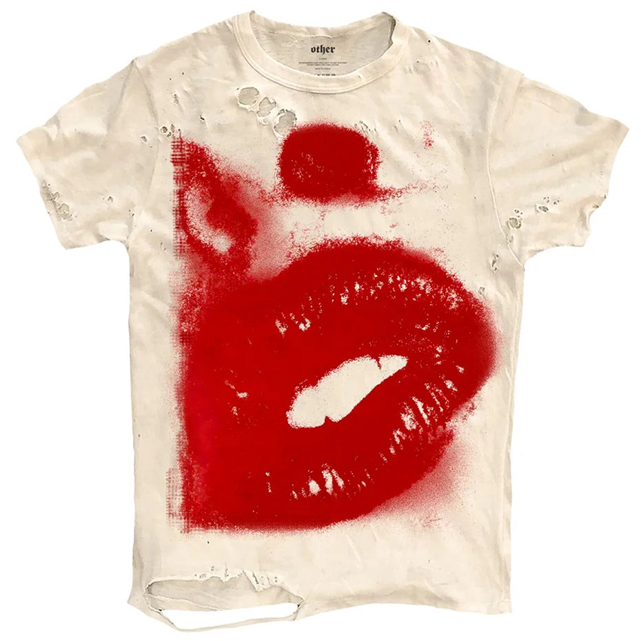 Ripped Vintage Graphic T-Shirt — styling shot