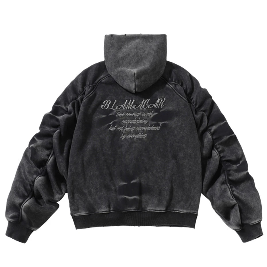 Hoodies Vintage Oversized Jacket — front view