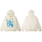 Black Shadow Graphic Hoodie — side view