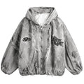 Retro Vintage Padded Oversized Puffer Jacket — styling shot
