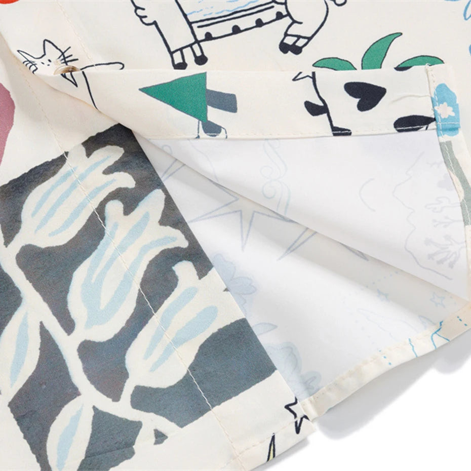 Y2K Graphic Shirt — fabric close-up