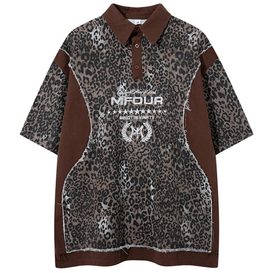 Vintage Leopard Oversized T-Shirt — styling shot