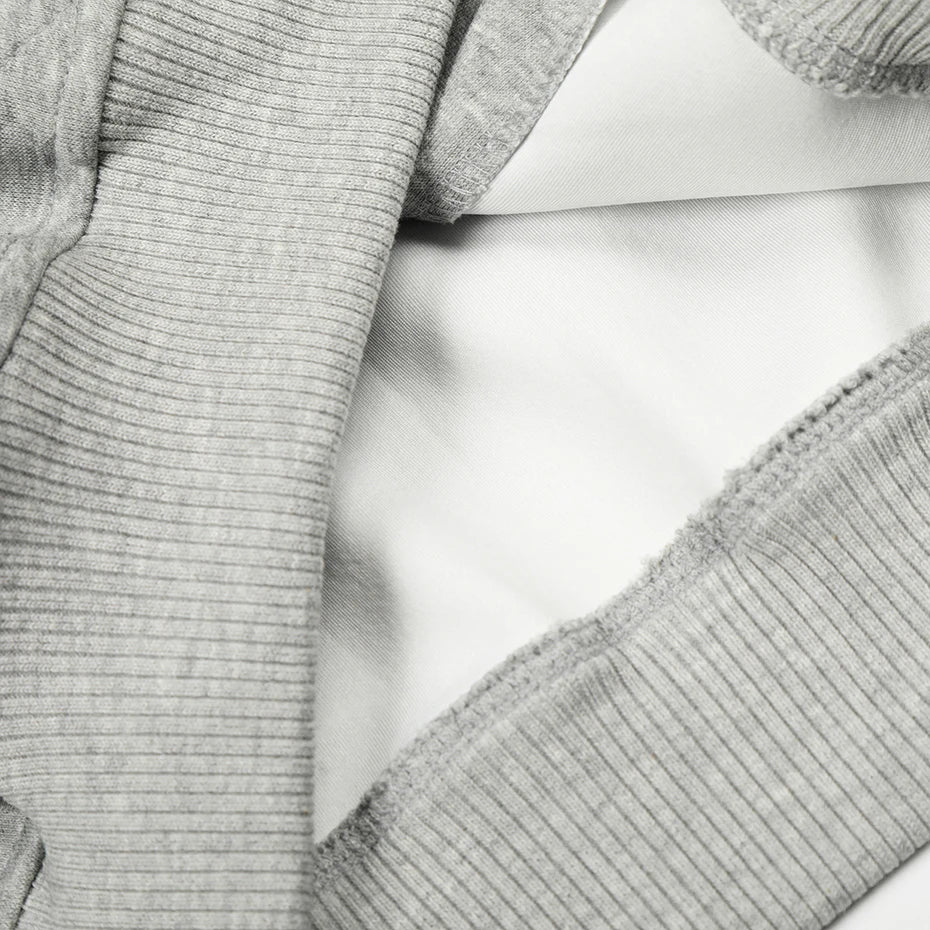 Punk Patchwork Oversized Jacket — fabric close-up