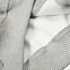Punk Patchwork Oversized Jacket — fabric close-up