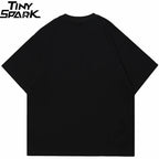 Black Astronaut Graphic T-Shirt — back view