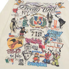 Gods Retro Beige Cross Graphic T-Shirt — fit shot