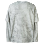 Vintage Washed Oversized Long Sleeve Tee — front view