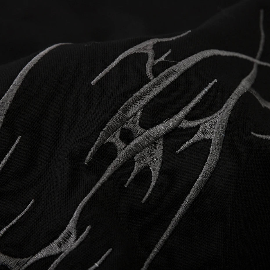 Embroidered Oversized T-Shirt — fit shot