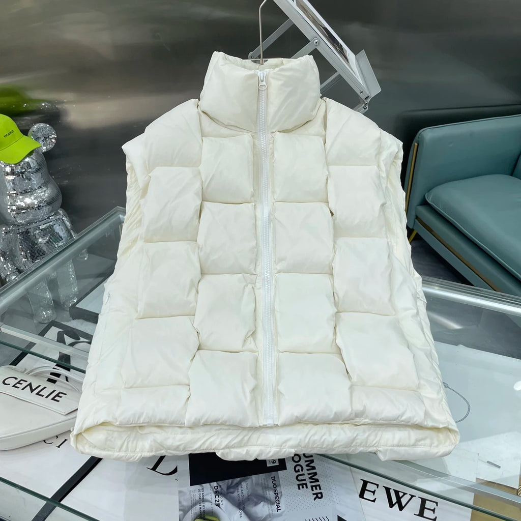 Padded Loose Puffer Jacket — detail shot
