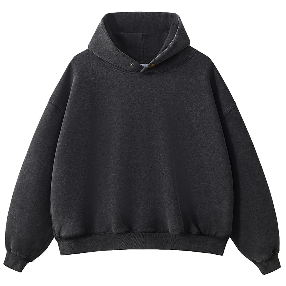 Pullover Vintage Oversized Hoodie — styling shot