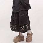 Vintage Baggy Sweat Shorts — front view