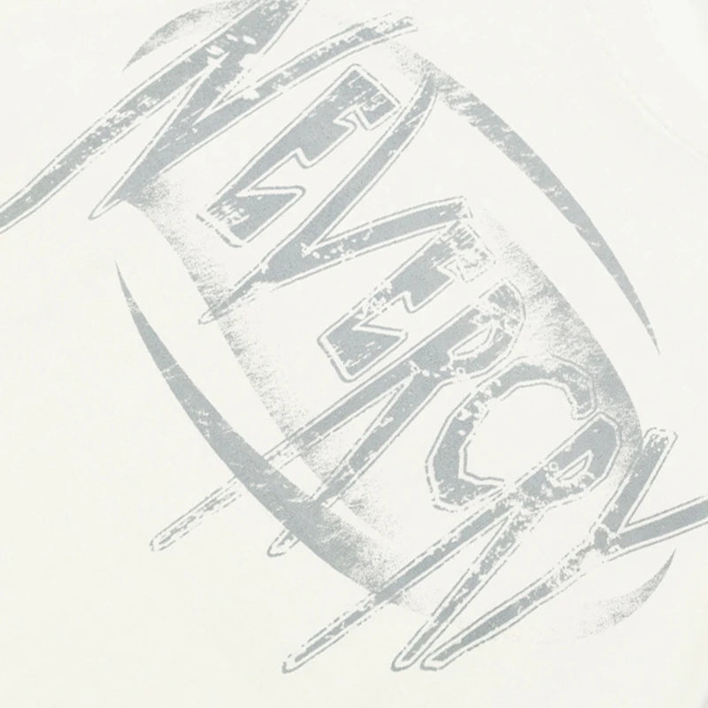 Vintage White Graphic T-Shirt — front view