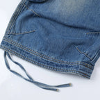 Vintage Car Denim Shorts — fit shot