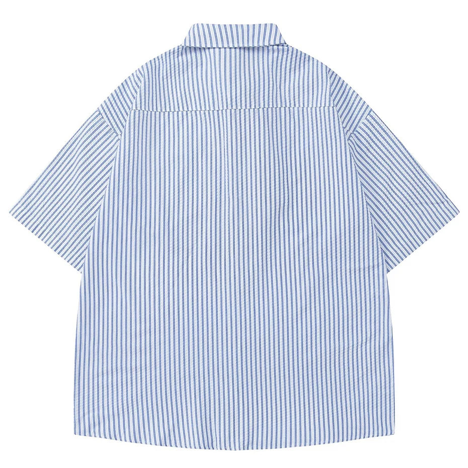 Y2K Vintage Loose Shirt — front view