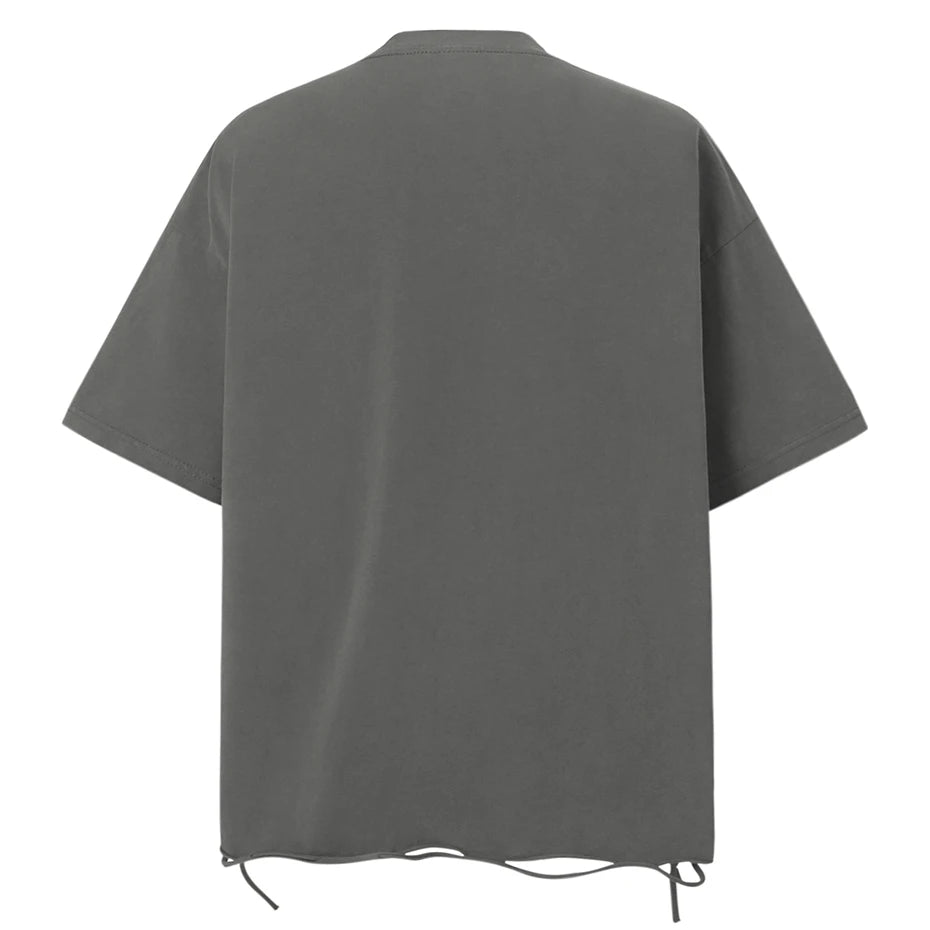 Y2K Ripped Oversized T-Shirt — front view