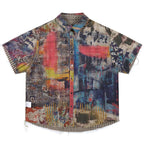 Vintage Print Oversized Shirt — styling shot