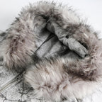 Fur Oversized Hoodie — fit shot
