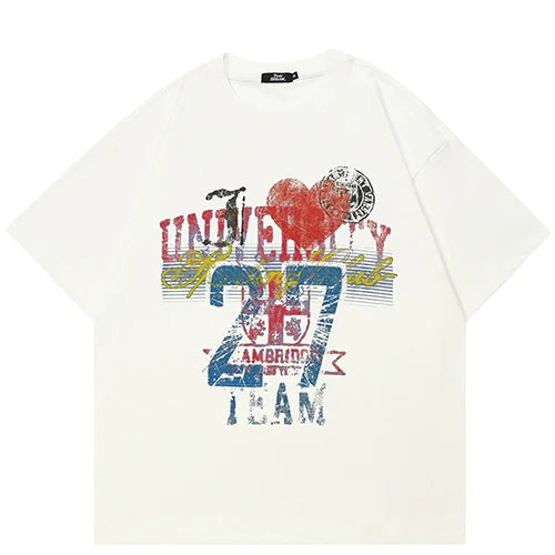 Vintage Black Graffiti Faded T-Shirt — fabric close-up