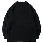 Sweaters Y2K Star Graphic Knit Oversized Sweater — front view