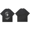 Mask Black Faded T-Shirt — detail shot