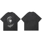 Mask Black Faded T-Shirt — detail shot