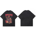 Retro Black Ghost Washed T-Shirt — styling shot