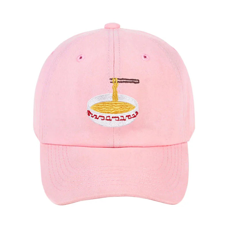 Black Embroidered Hat — fabric close-up