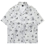 Vintage Butterfly Graphic Loose Shirt — styling shot