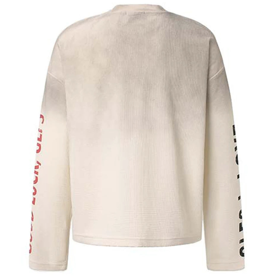 Y2K Loose Oversized Long Sleeve Tee — front view