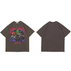 Racing Devil Racing Loose T-Shirt — fabric close-up