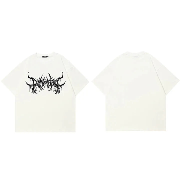 Metal Black Faded T-Shirt — side view