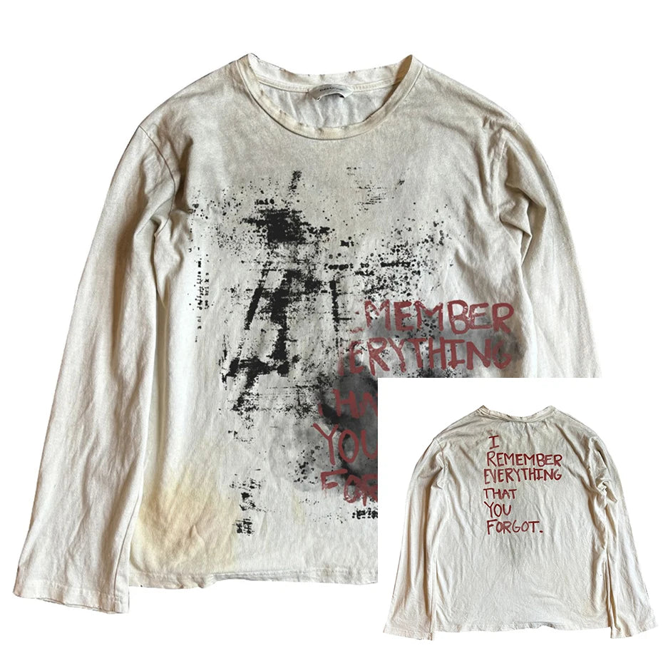 Vintage Oversized Long Sleeve Tee — fit shot
