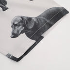Dog Graphic Loose Shirt — fit shot