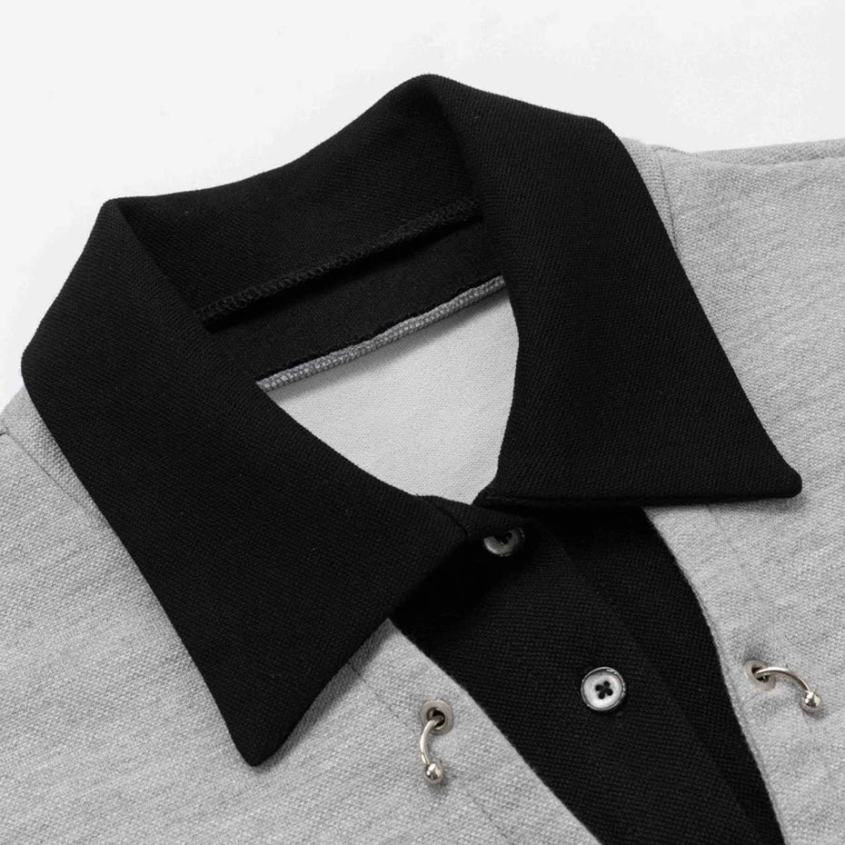 Tshirts Vintage Oversized Long Sleeve Tee — back view