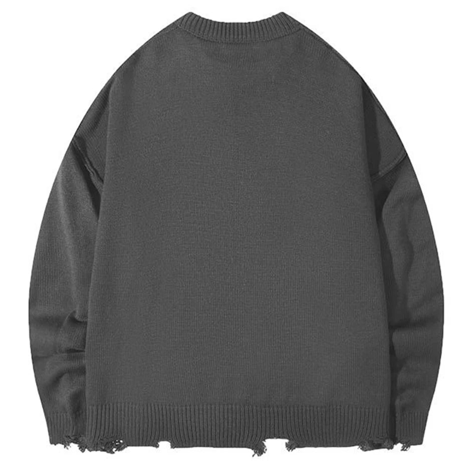 Knit Oversized Sweater — front view