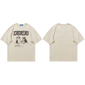 Cat Cartoon T-Shirt — fit shot
