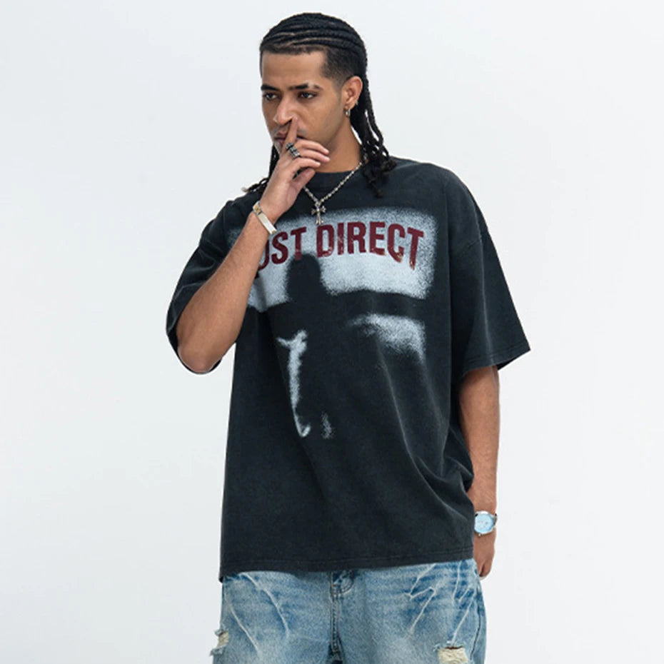 Tee Y2K Graphic Oversized T-Shirt — back view