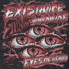 Retro Black Eyes Washed T-Shirt — front view