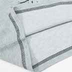 Gray Vintage Graphic Oversized T-Shirt — fit shot