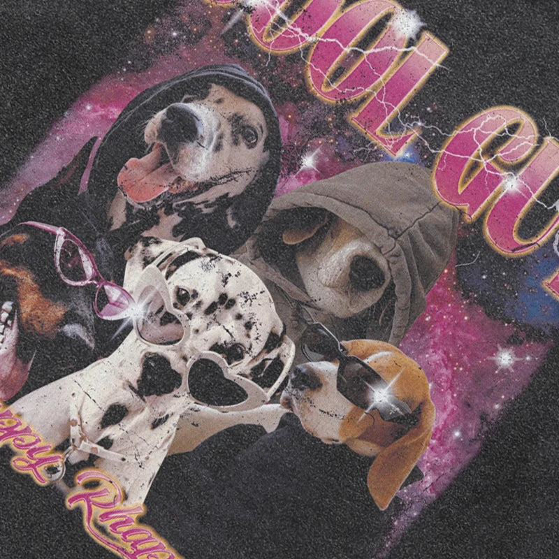 Black Dog Faded T-Shirt — front view