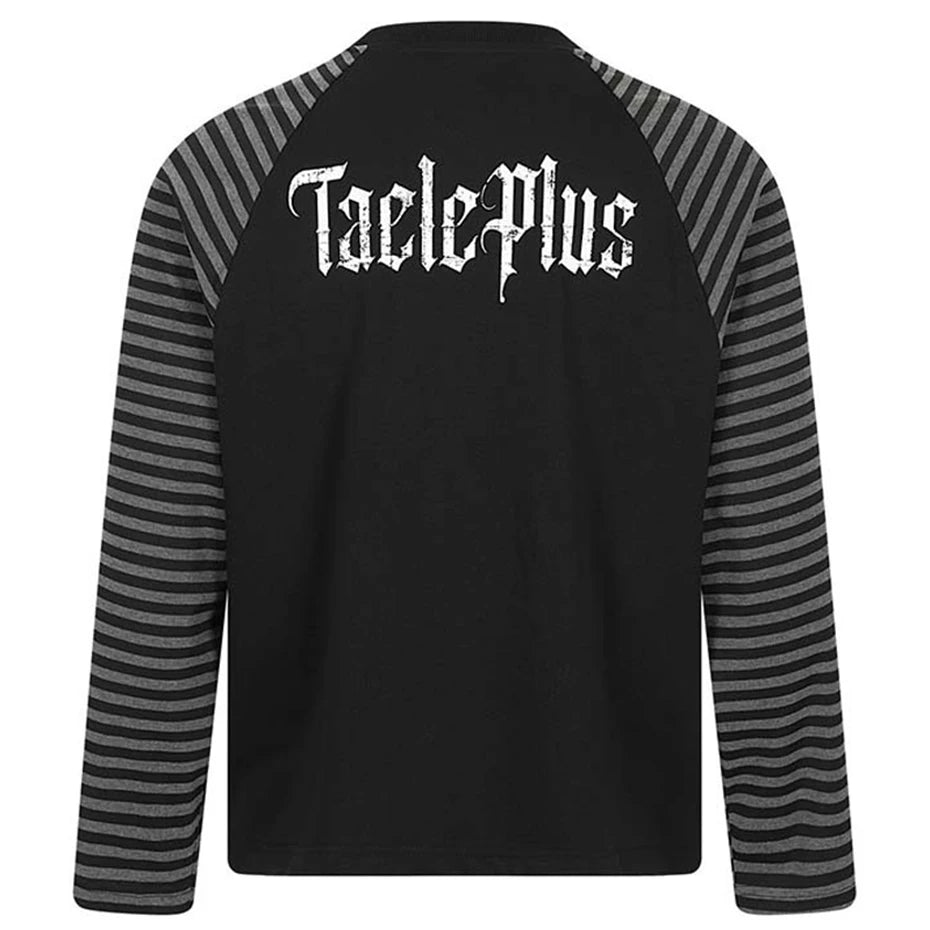 Goth Oversized Long Sleeve Tee — detail shot