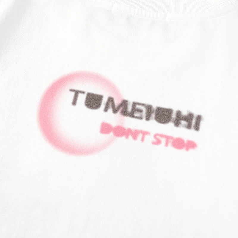 Black Graphic T-Shirt — back view
