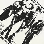 Print Vintage White Graphic T-Shirt — front view