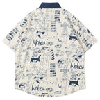 Shirts Graphic Loose Shirt — front view