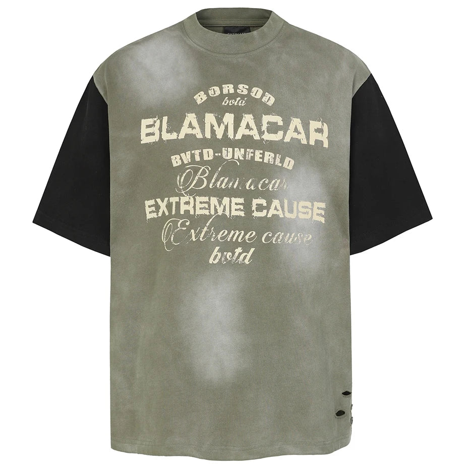 Shirts Vintage Graphic Oversized T-Shirt — back view