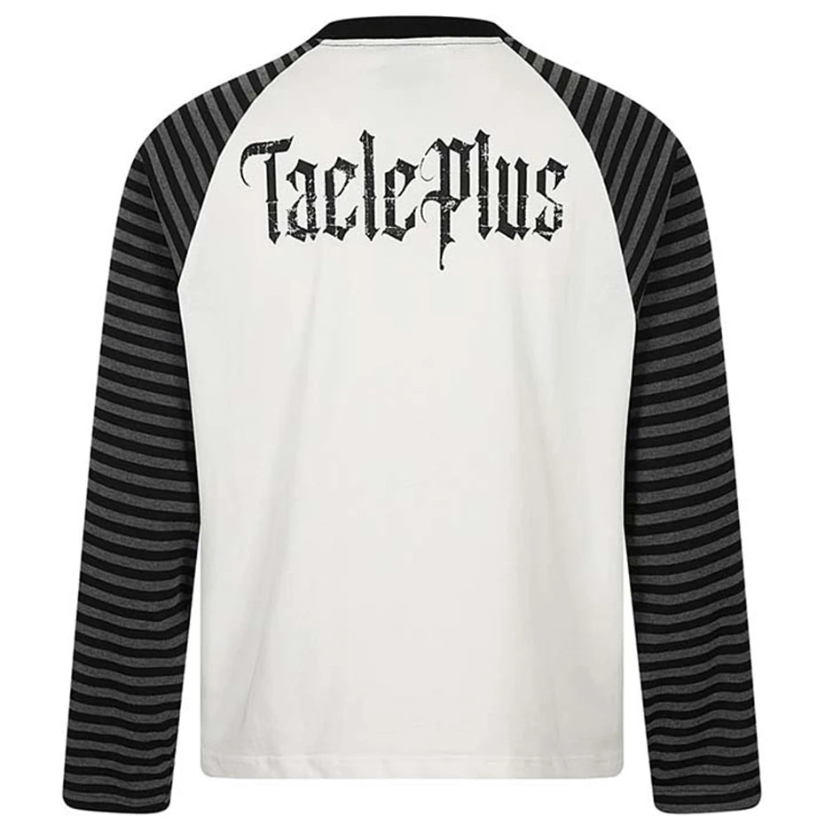 Goth Oversized Long Sleeve Tee — front view