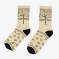 Skate Beige Face Letter Patchwork Accessory — back view