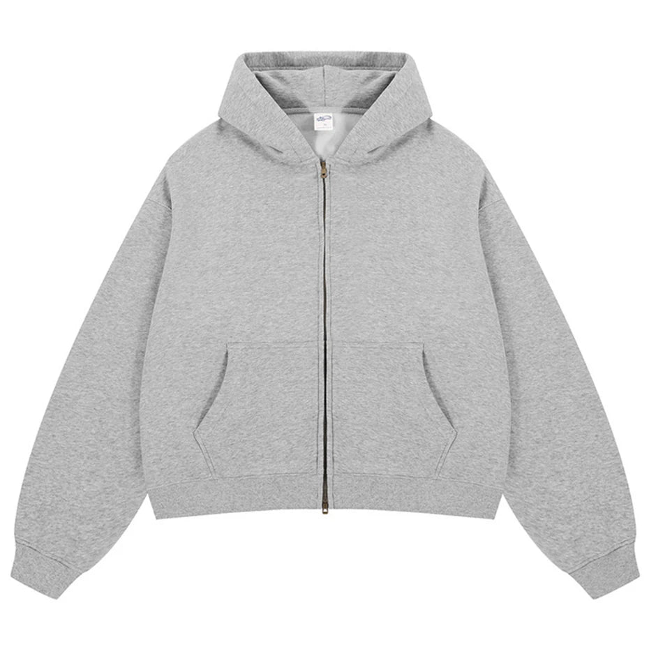Hooded Oversized Jacket — back view