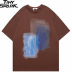 Aesthetic Graphic Oversized T-Shirt — detail shot